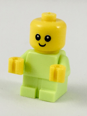 LEGO Minifigure-Baby - Yellowish Green Body with Yellow Hands-Town / City / Recreation-cty918-Creative Brick Builders